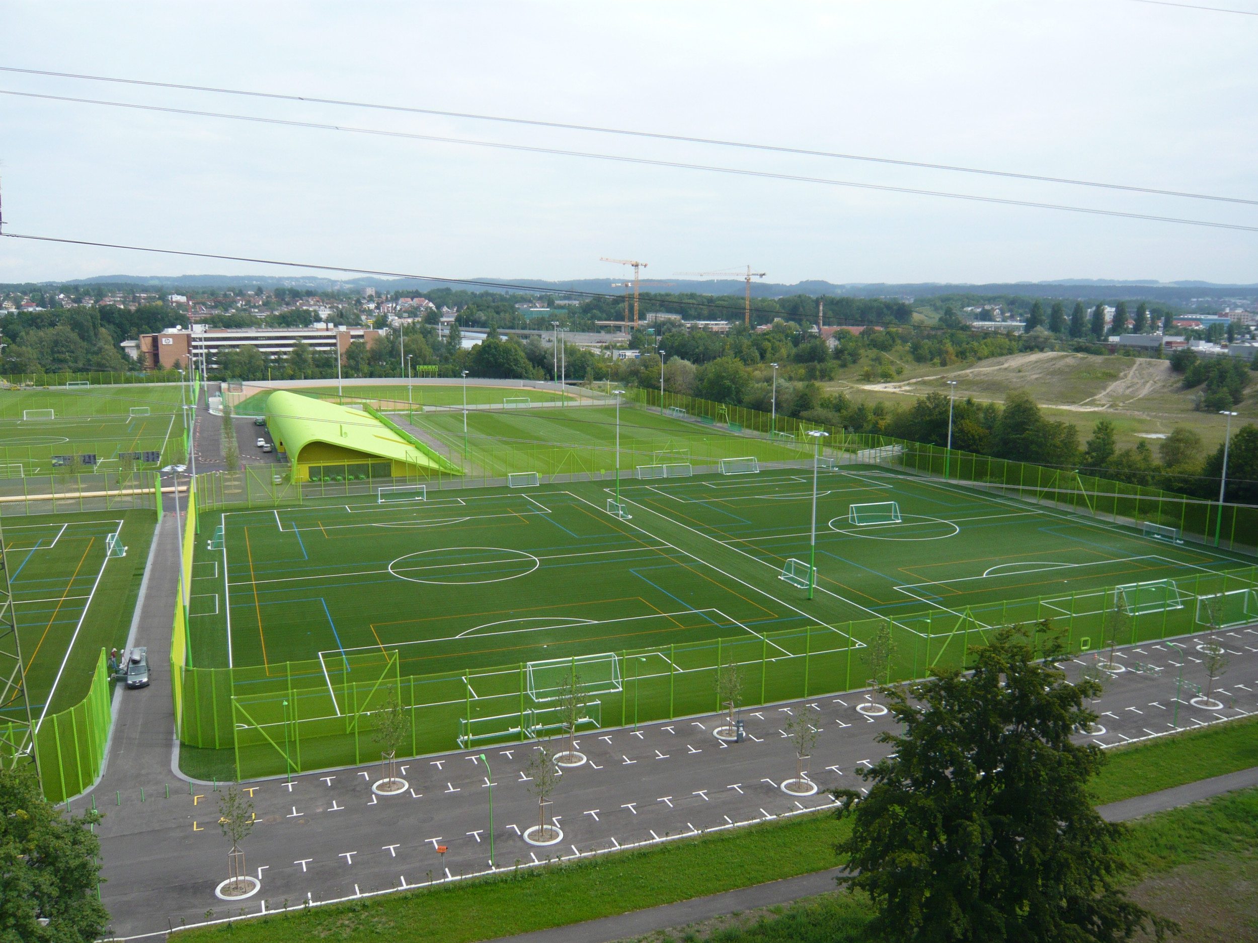 Sportanlagen Sportplatz Sportplätze Bewässerung Beregnung Heerenschürli Fussballplatz